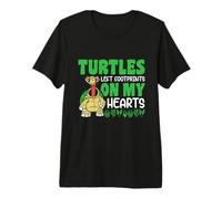 Turtles Left Footprints on My Hearts - Turtle Premium T-Shirt