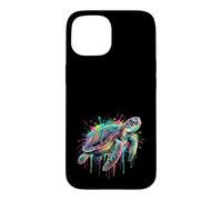 Turtles of the World Color Splash Paint Art Case for iPhone 15