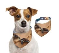 Turtles On The Beach Dog Bandanas,Summer Bandanas for Dogs Washable Adjustable Dog Triangle Scarf Bibs Cute Pet Bibs for Medium Large Dogs Puppy and Cats Small