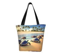 turtles on the beach Women's shoulder handbag, crossbody shoulder bag, weekend travel shopping shoulder bag