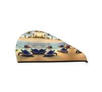 turtles on the beachShower Capï¼šgood water absorption performance and is suitable for fairies with all kinds of hair types