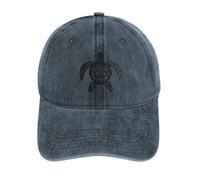 Turtles Polynesian Tattoo Baseball Caps Unisex Trucker Golf Hat Vintage Denim Cotton Hats