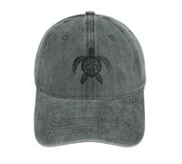 Turtles Polynesian Tattoo Baseball Caps Unisex Trucker Golf Hat Vintage Denim Cotton Hats
