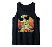 Turtles TAKE IT EASY Funny Turtle Tank Top