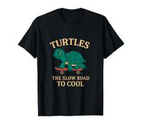 Turtles The Slow Road To Cool Skateboard Design T-Shirt