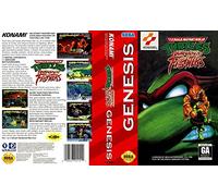 Turtles Tournament Fighters Genesis Replacement Box Art Case Insert Only