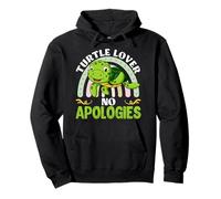 Turtles TURTLE LOVER NO APOLOGIES Turtles Pullover Hoodie