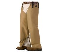 TurtleSkin® SnakeArmor Total Protection Snake Chaps - Over-Pants Snake Bite Protection, Khaki, Regular/Regular