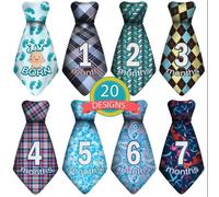 TurtleSurfers Baby Monthly & Holiday Milestone Sticker Ties