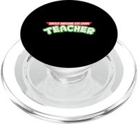Turtley Awesome 6th Grade Teacher Funny Back To School PopSockets PopGrip for MagSafe