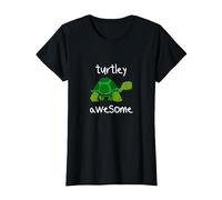 Turtley Awesome T-Shirt, Women, Black, Medium