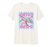 Turtley Over It Cute Turtle Beach Animal Ocean Vacation Premium T-Shirt
