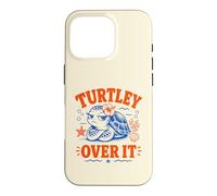 Turtley Over It Grumpy Sea Turtle Ocean Funny Sassy Case for iPhone 16 Pro
