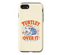 Turtley Over It Grumpy Sea Turtle Ocean Funny Sassy Case for iPhone SE (2020) / 7/8