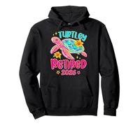 Turtley Retired 2026 Sea Turtle Funny Retirement Womens Pullover Hoodie