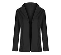 TURWXGSO Blazer Jackets for Women UK Office Work Business Suit Coat Long Sleeve Lapel Collar Slim Fitting Cardigan Tops Causal Solid Colour Trendy Elegant Commute Suit Jacket