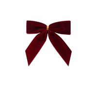 TURWXGSO Christmas Bauble 24pcs Burgundy Small Velvet Christmas Bows for Tree Wreath Wrap Crafts Wedding Party Bows for Snack Bags Baking Candy Bags Home Decoration Decor