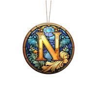 TURWXGSO Christmas Decor Personalized Home Ornaments Letter Name Ornaments Customized Initial Christmas Family Souvenirs Monogram Hanging