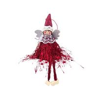 TURWXGSO Christmas Decoration Sitting Posture Hanging Leg Angel Pendant Tree Little Angel Pendant Scene Decoration for Xmas Tree Balls Decor