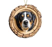 TURWXGSO Christmas Decorations Animals Christmas Ornaments Tree Animals Print Acrylic Ornaments Forest Decorations Souvenir Festival for Xmas Tree Winter N