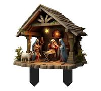 TURWXGSO Christmas Decorations Forest Elves And Deer Garden Pile Card Acrylic Garden Ground Insert Potted Decoration Scene Home Accessories Tree Decor for Christmas Tree Decoration
