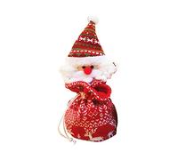 TURWXGSO Christmas Decorations Indoor Christmas Bag Eve Bag Handbag Santa Snowman Candy Decorations for Xmas Fireplaces Party Decor