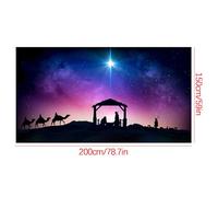 TURWXGSO Christmas Garage Door Decoration Christmas Garage Door Cover Large Merry Mural Hanging for Outdoor Holiday Party Style