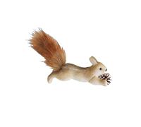 TURWXGSO Christmas Home Accessories Mini Christmas Tree Decorations Cute Lifelike Squirrels Hanging Figurines Pines Cones Decorations Hanging Ornaments Forest Animals Decor