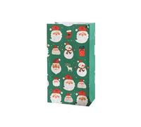 TURWXGSO Christmas Kraft Bag Gift Bags Gift Bags Kraft And Christmas 9.4 | Inches High 5.1 Inches Long 3.1 Wide 9.4X5.1X3.1-Inch Paper Bag Holiday Paper Packaging