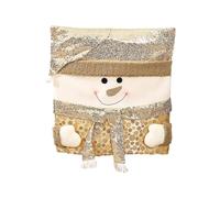 TURWXGSO Christmas Tree Christmas Decoration Chair Cover Snowman Chair Cover Gold Sequins Secret Santa Gifts Ball Ornaments Baubles Decorations for DIY Festival Home