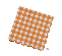TURWXGSO Decoration 20Pcs Plaid Napkins Plaid Paper Towel For Autumns Fall Decor Halloween Thanksgiving Christmas Party Christmas Seasonal Decor for Wedding Party