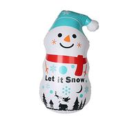 TURWXGSO Festival 45 Inch Inflatable Snowman Tumbler Inflatable Christmas Snowman Christmas Tumbler Decoration Baubles Novelty Decorations Xmas Crafts for Wedding Party Decor