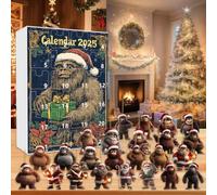 TURWXGSO Festive House Decor Christmas Countdown Calendar Featuring 24 | Surprise ornament Including Adorable 2D Stunning Christmas Pendant From The Festive Advent Decor