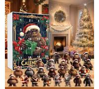 TURWXGSO Festive House Decor Christmas Countdown Calendar Featuring 24 | Surprise ornament Including Adorable 2D Stunning Christmas Pendant From The Festive Advent Decor
