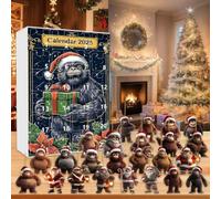 TURWXGSO Festive House Decor Christmas Countdown Calendar Featuring 24 | Surprise ornament Including Adorable 2D Stunning Christmas Pendant From The Festive Advent Decor