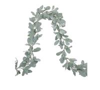 TURWXGSO Gifts For Women Green Flexible Strip Flocking Lamb's Ear Leaf Vines Leaf Money Wreath Vines Christmas Tree for Xmas Tree Holiday Party Festive Season Birthday Gift