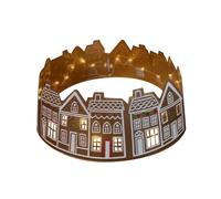 TURWXGSO Gingerbread House Christmas Tree Collar light Christmas Tree Collar Suitable for Gingerbread House Skirt light Diameter 28in for Party Decor