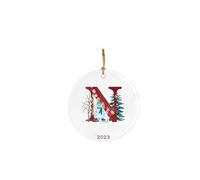 TURWXGSO Hanging Ornaments 26 Letter Christmas Snowman Christmas Pendant Acrylic Car Pendant Saint Xmas Decorations for Xmas Tree Holiday Party Festive Season Birthday