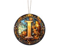 TURWXGSO Holiday Decor Personalized Home Ornaments Letter Name Ornaments Customized Initial Christmas Family Souvenirs Monogram Christmas