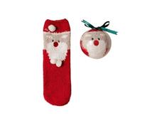 TURWXGSO Indoor Christmas Decorations Winter Coral Loop Socks Women's Christmas Half Home Socks Ornaments for Home Party Wedding Tree Festival Decorations Decor