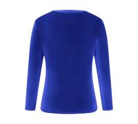 TURWXGSO Jumpers for Women UK Ladies Velvet Crew Neck Tops Luxe Plain Velour Long Sleeve Blouse Soft Rich Feel Shirt Elegant Sweaters Basic Layer for Evenings Out Special Occasions