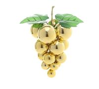 TURWXGSO Novelty Decor Christmas Simulation Grape String Christmas Tree Pendant Plastic Bright Light Decoration Hanging Mood Scene Arrangement Bauble for Xmas Tree Balls Decor