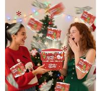 TURWXGSO Novelty Decor Merry Christmas Surprise Box Box Creating Surprising Red Bouncing Romantic Xmas Decor for Xmas Holiday Wedding Party Decorations Home Festival Decors