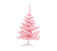 TURWXGSO Novelty Decor Mini Christmas Trees With Flocked Needles 2ft Berries And Flowers Decoration Decorated Trees Kitchen Tabletop Artificial Tree for Christmas Evening Party