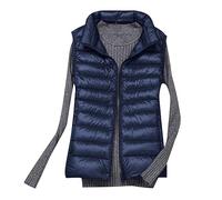 TURWXGSO Quilted Gilet for Women UK Lightweight Padded Vest Sleeveless Waistcoat Slim Fit Short Gilet wth Inner Pockets, Portable Quilted Padded Autumn Winter Body Warmer Outerwear