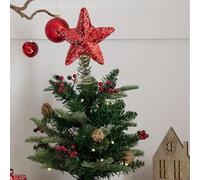 TURWXGSO Seasonal Decorations Christmas Star Tree Top Decoration Christmas | Tree Decoration Suitable for Holiday Parties And Home Is The Ideal adornment Ornaments