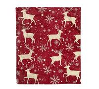 TURWXGSO Xmas Decorations Christmas Blanket Throws Sofa Breathable Fuzzy Blanket Machines Washable Xmas Decor for ChristmasHoliday WeddingHome Decor