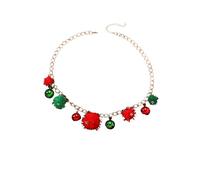 TURWXGSO Xmas Ornaments Christmas Cute Necklace Santa Claus Christmas Tree Necklace Women's Jewelry Fashion for Xmas Tree Winter Party Supplies