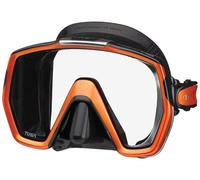 Tusa Freedom HD Diving snorkeling Mask, black/orange (Orange/Black)
