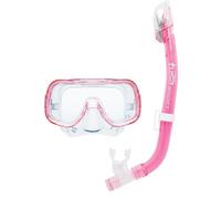 Tusa Mini Kleio Junior Mask & Snorkel Set - Colour Choice (Pink/clear)
